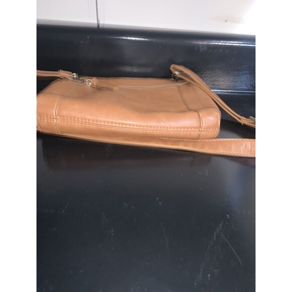 Joy Susan Jackie Large Flap Sueded Medium Crossbody Handbag (Whiskey) - Picture 2 of 7